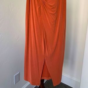 Anthropologie Twist Front Skirt Size L